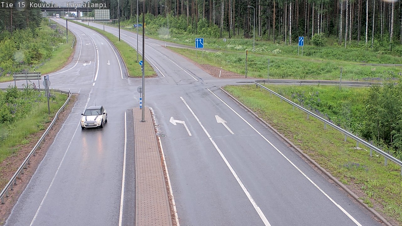 Kelikamerat Kuva Tie 15 Kouvola, Käyrälampi, Kouvola, Kymenlaakso