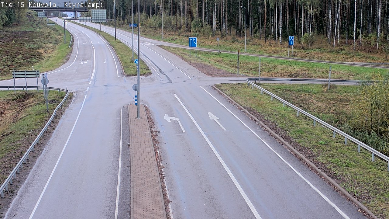 Kelikamerat Kuva Tie 15 Kouvola, Käyrälampi, Kouvola, Kymenlaakso