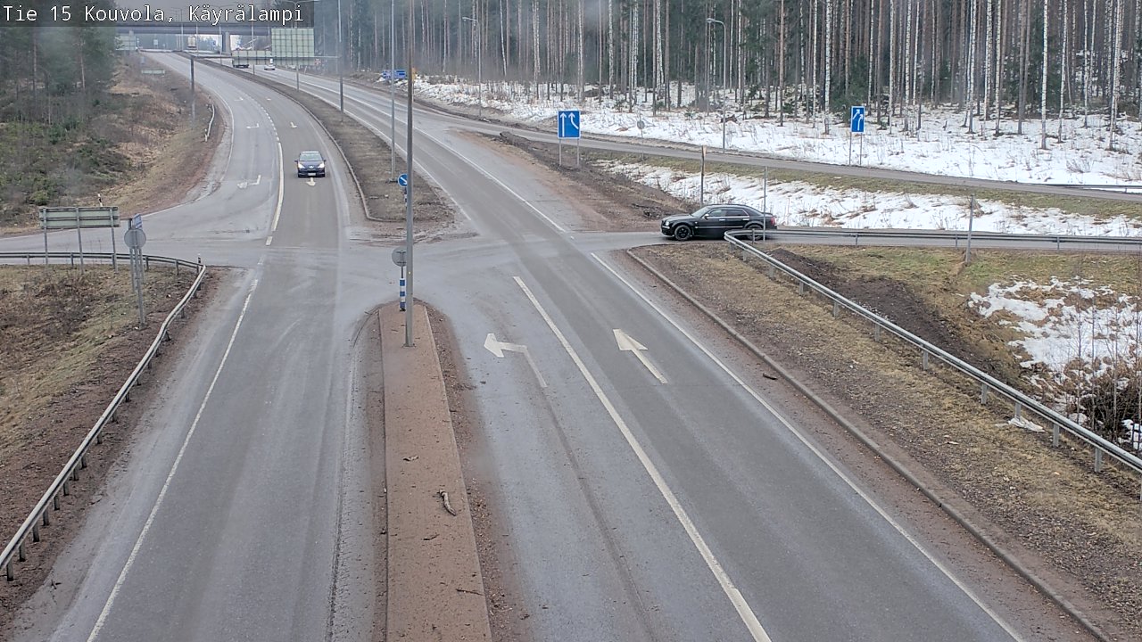 Weather Camera Image Väg 15 Kouvola, Käyrälampi, Kouvola, Kymenlaakso