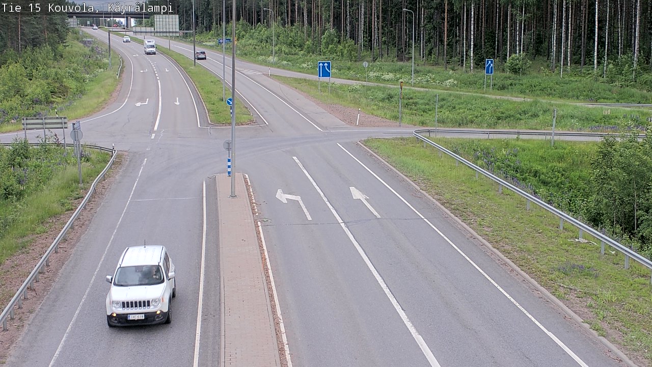 Kelikamerat Kuva Tie 15 Kouvola, Käyrälampi, Kouvola, Kymenlaakso
