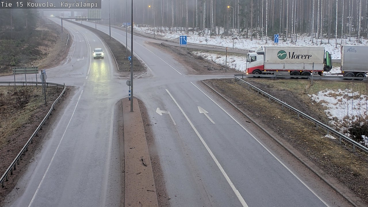 Kelikamerat Kuva Tie 15 Kouvola, Käyrälampi, Kouvola, Kymenlaakso