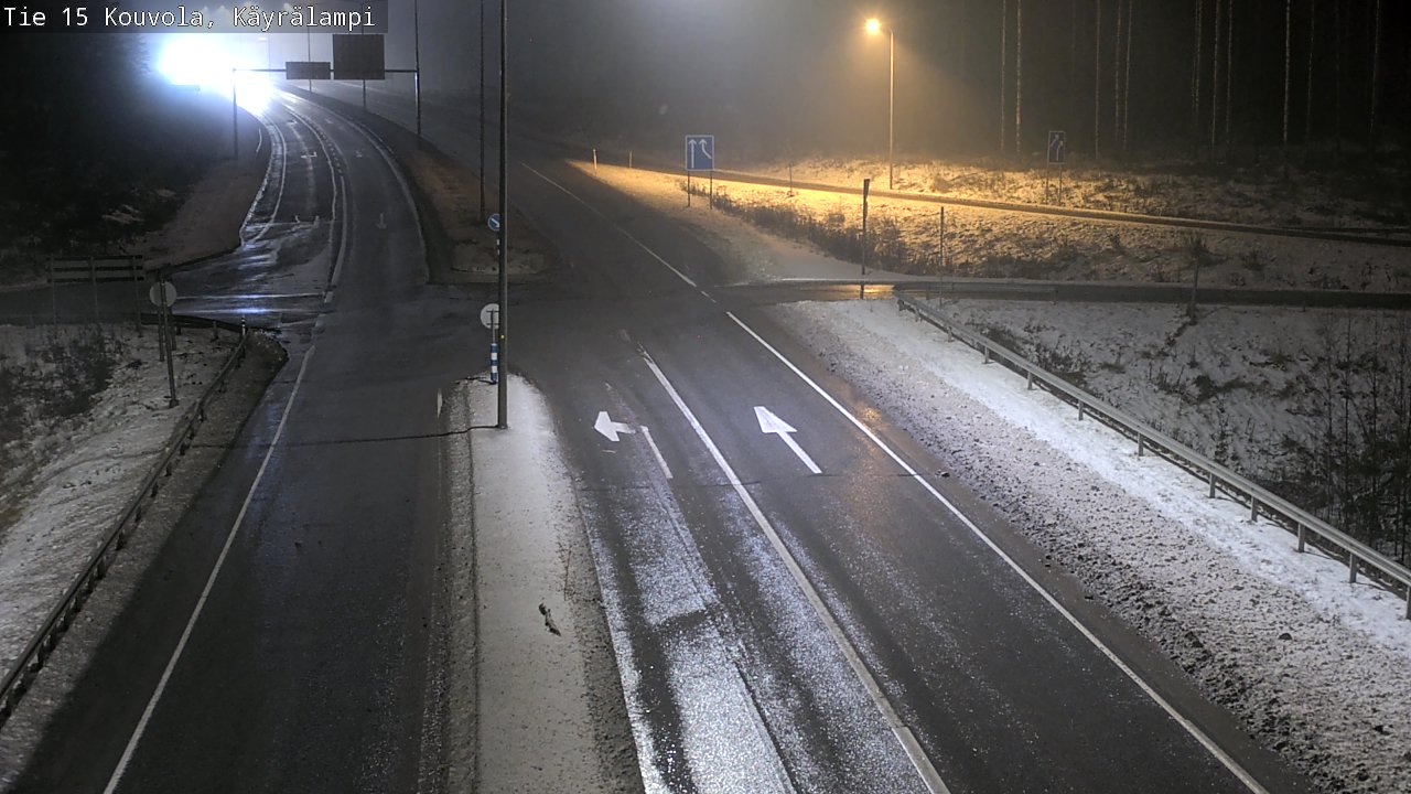 Weather Camera Image Väg 15 Kouvola, Käyrälampi, Kouvola, Kymenlaakso