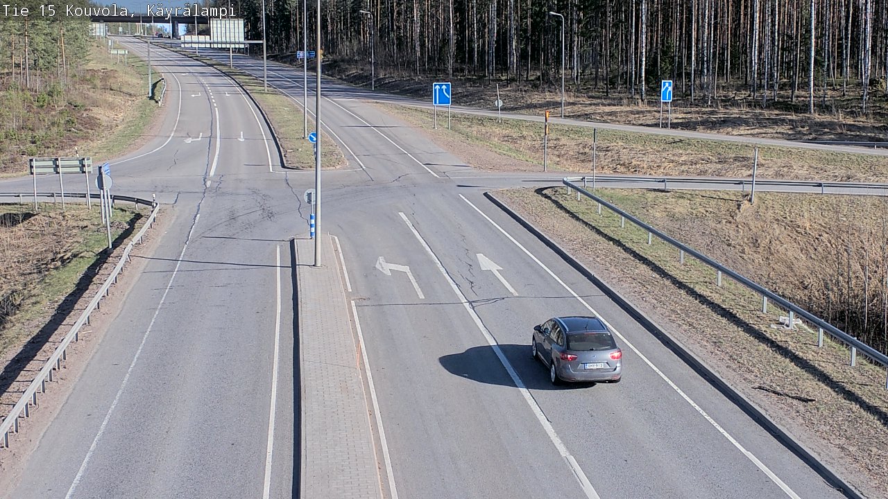 Kelikamerat Kuva Tie 15 Kouvola, Käyrälampi, Kouvola, Kymenlaakso