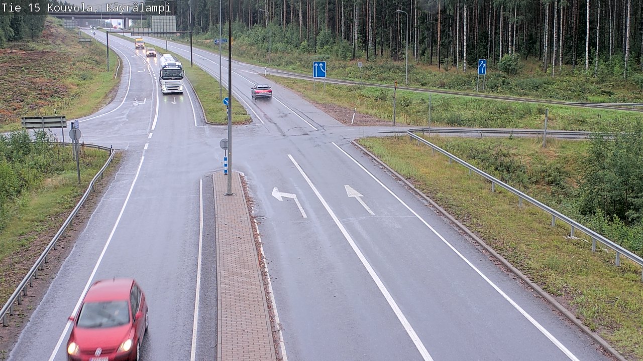 Kelikamerat Kuva Tie 15 Kouvola, Käyrälampi, Kouvola, Kymenlaakso