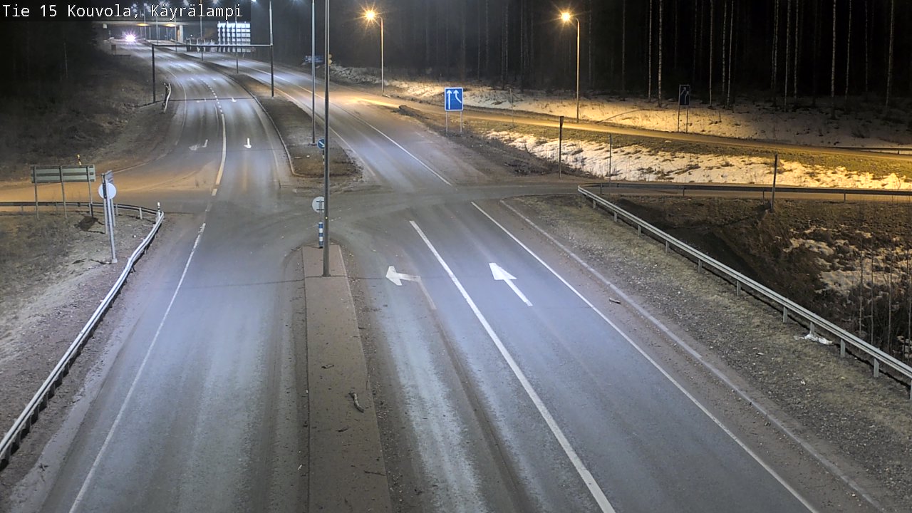Weather Camera Image Väg 15 Kouvola, Käyrälampi, Kouvola, Kymenlaakso