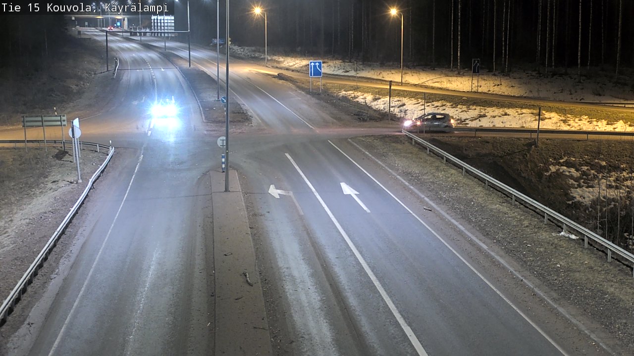 Weather Camera Image Väg 15 Kouvola, Käyrälampi, Kouvola, Kymenlaakso