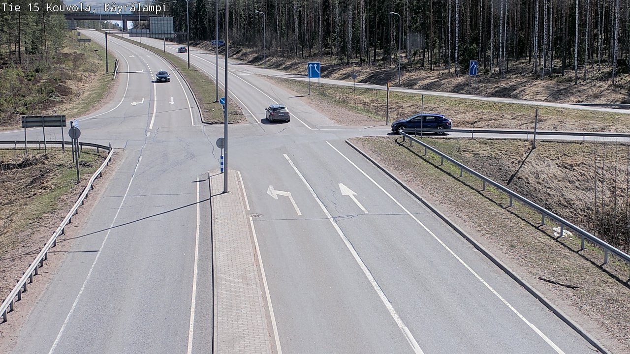 Kelikamerat Kuva Tie 15 Kouvola, Käyrälampi, Kouvola, Kymenlaakso