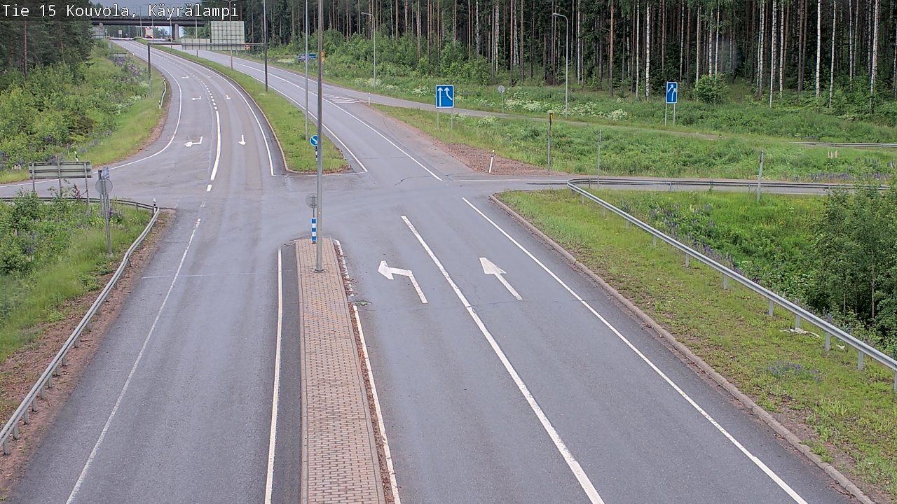 Kelikamerat Kuva Tie 15 Kouvola, Käyrälampi, Kouvola, Kymenlaakso