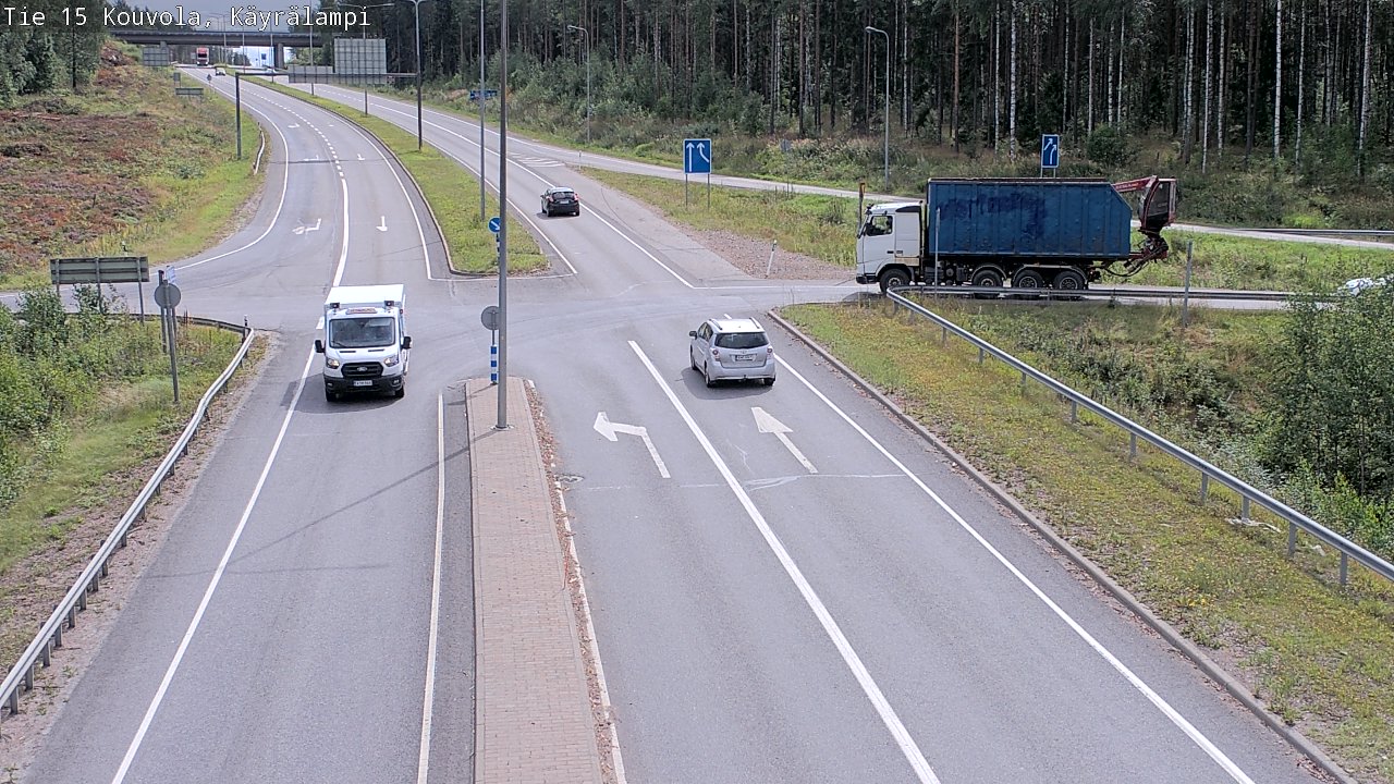 Kelikamerat Kuva Tie 15 Kouvola, Käyrälampi, Kouvola, Kymenlaakso