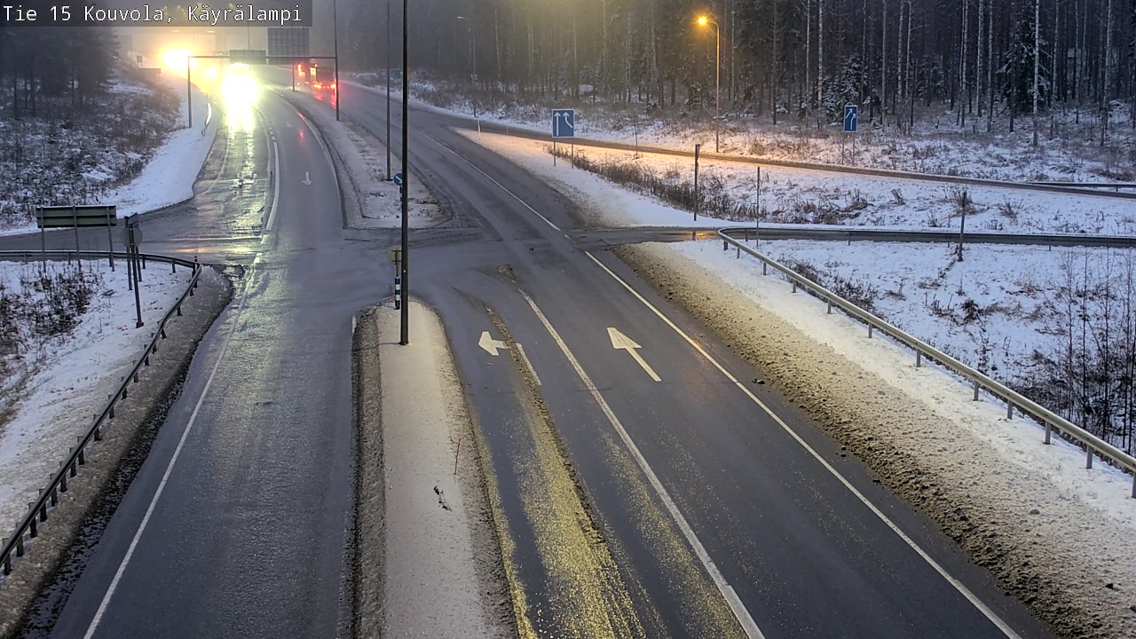 Weather Camera Image Väg 15 Kouvola, Käyrälampi, Kouvola, Kymenlaakso