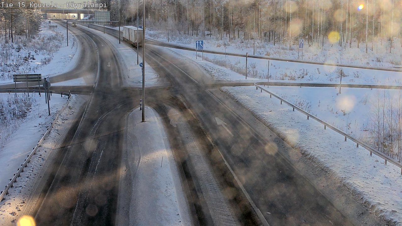 Kelikamerat Kuva Tie 15 Kouvola, Käyrälampi, Kouvola, Kymenlaakso