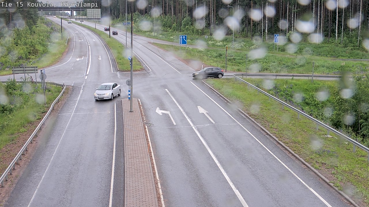 Kelikamerat Kuva Tie 15 Kouvola, Käyrälampi, Kouvola, Kymenlaakso