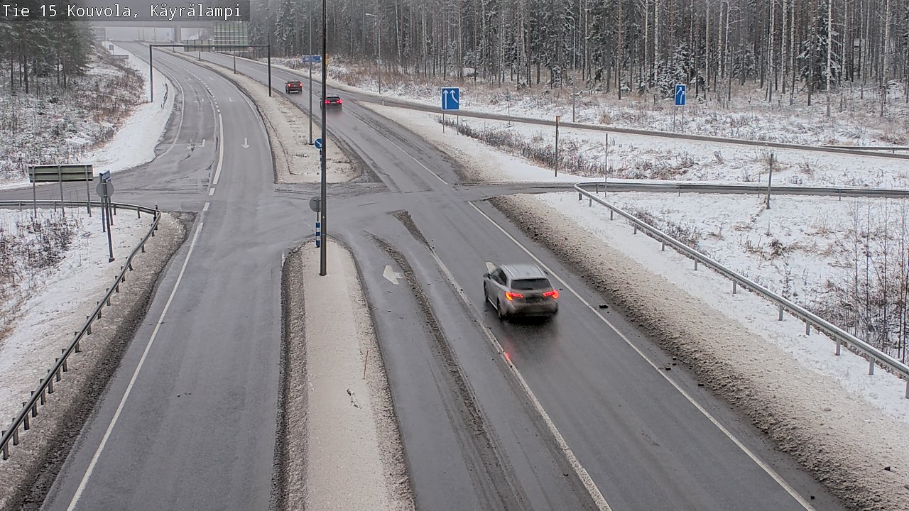Weather Camera Image Väg 15 Kouvola, Käyrälampi, Kouvola, Kymenlaakso