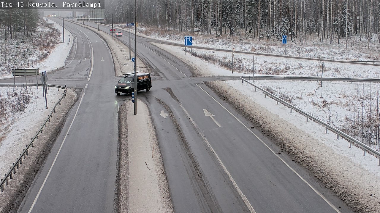 Weather Camera Image Väg 15 Kouvola, Käyrälampi, Kouvola, Kymenlaakso
