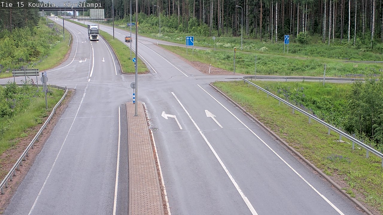 Kelikamerat Kuva Tie 15 Kouvola, Käyrälampi, Kouvola, Kymenlaakso