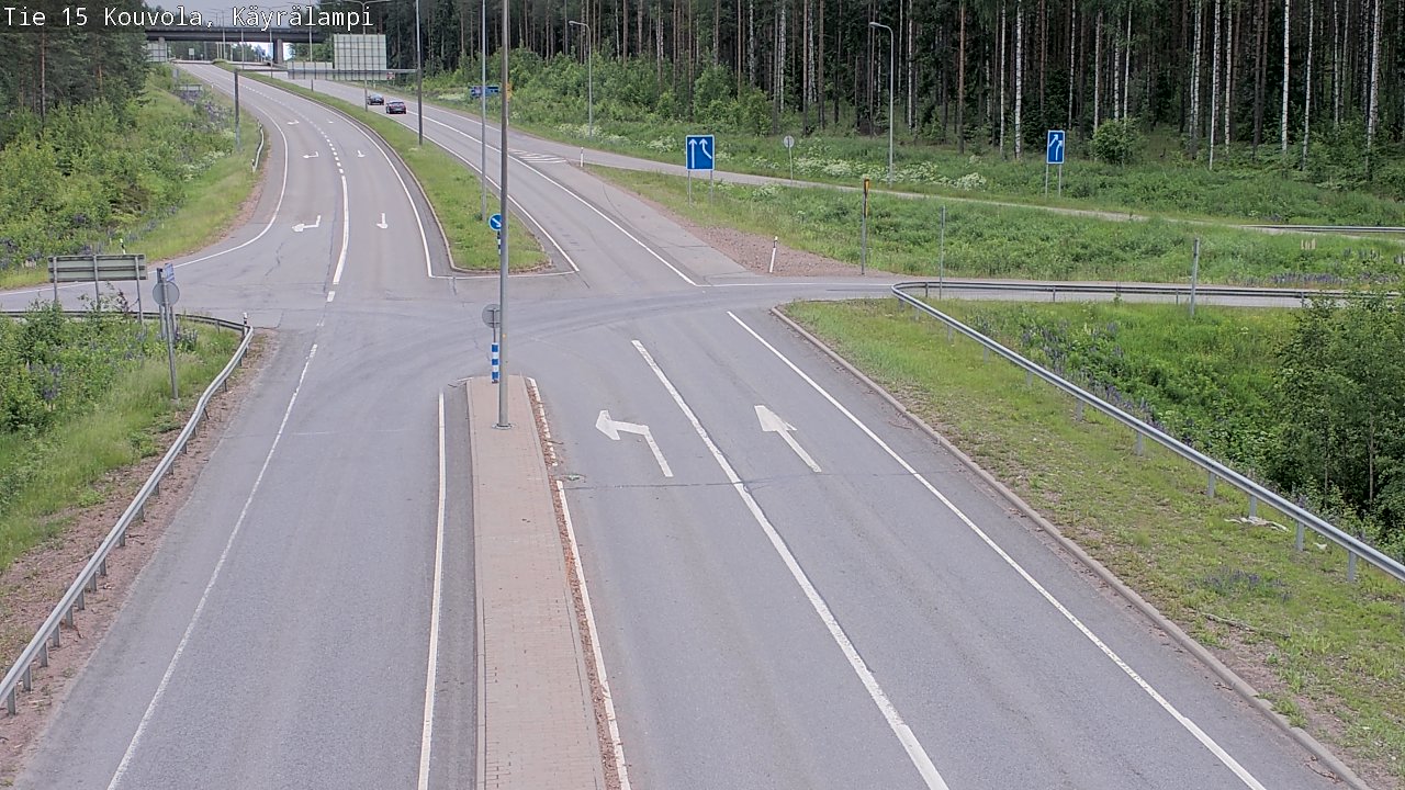 Kelikamerat Kuva Tie 15 Kouvola, Käyrälampi, Kouvola, Kymenlaakso
