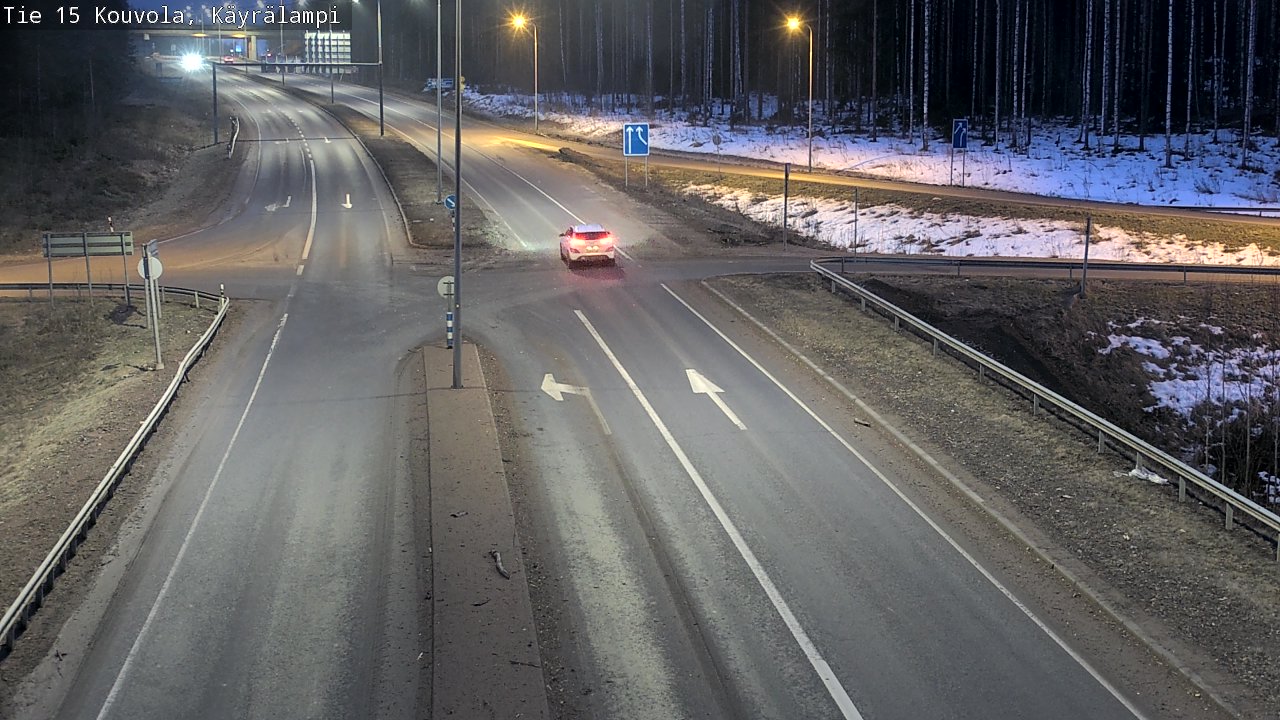 Weather Camera Image Väg 15 Kouvola, Käyrälampi, Kouvola, Kymenlaakso