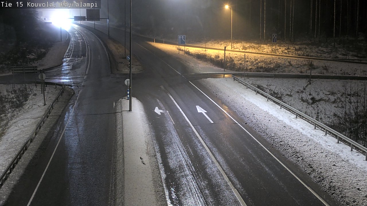 Weather Camera Image Väg 15 Kouvola, Käyrälampi, Kouvola, Kymenlaakso
