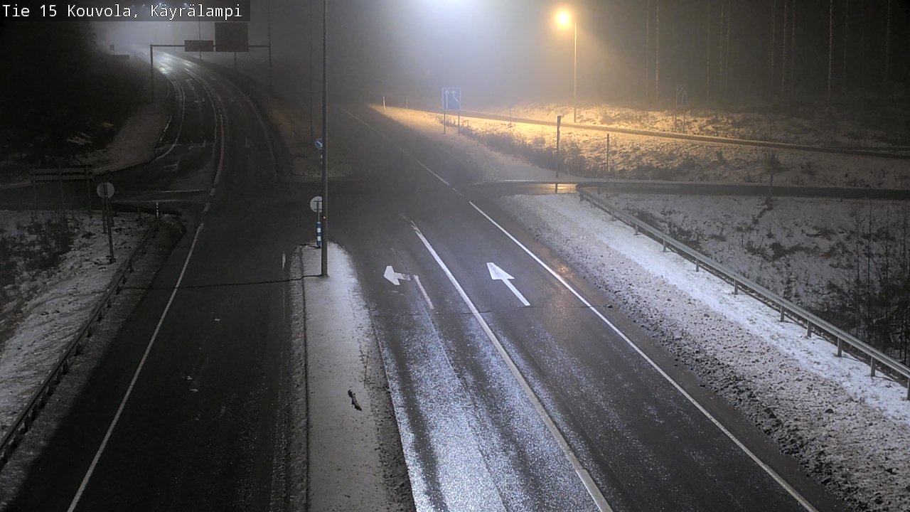 Weather Camera Image Väg 15 Kouvola, Käyrälampi, Kouvola, Kymenlaakso