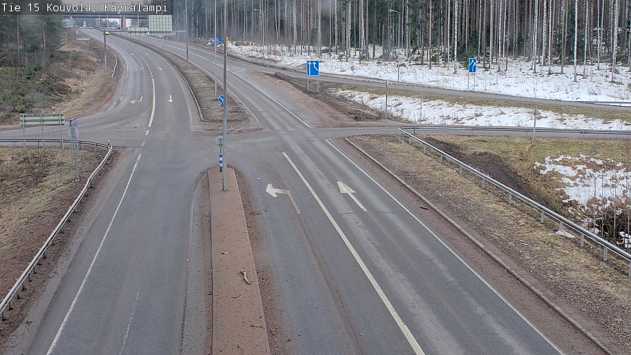 Weather Camera Image Väg 15 Kouvola, Käyrälampi, Kouvola, Kymenlaakso