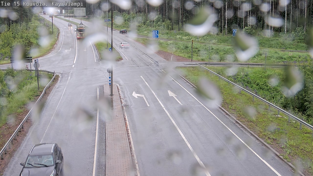 Weather Camera Image Väg 15 Kouvola, Käyrälampi, Kouvola, Kymenlaakso