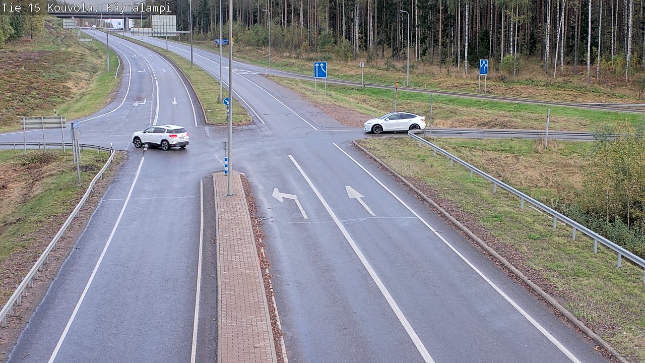 Kelikamerat Kuva Tie 15 Kouvola, Käyrälampi, Kouvola, Kymenlaakso