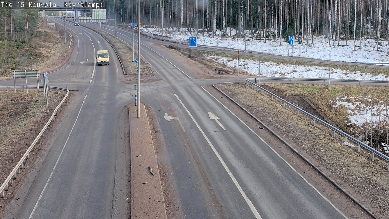 Weather Camera Image Road 15 Kouvola, Käyrälampi, Kouvola, Kymenlaakso