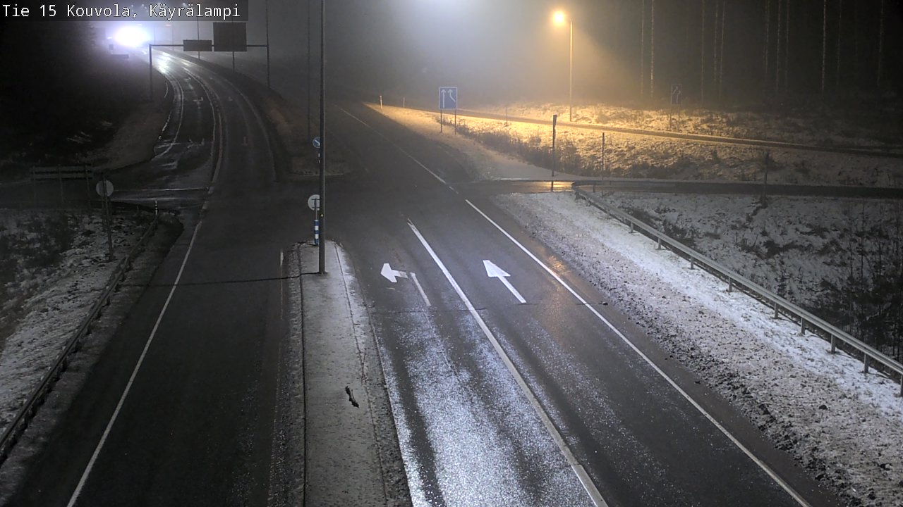 Weather Camera Image Väg 15 Kouvola, Käyrälampi, Kouvola, Kymenlaakso