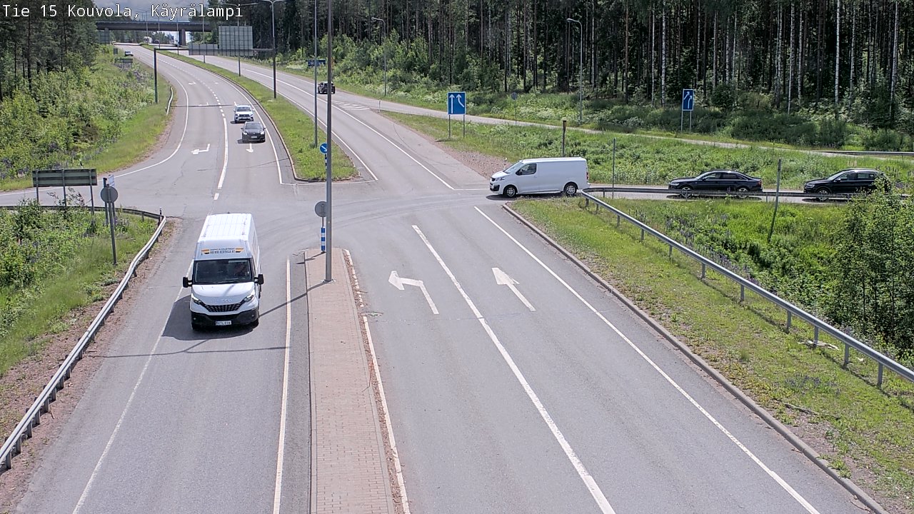 Kelikamerat Kuva Tie 15 Kouvola, Käyrälampi, Kouvola, Kymenlaakso