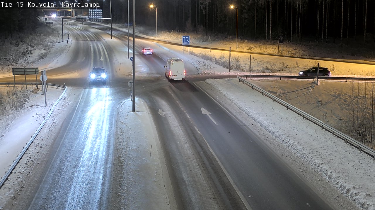 Kelikamerat Kuva Tie 15 Kouvola, Käyrälampi, Kouvola, Kymenlaakso