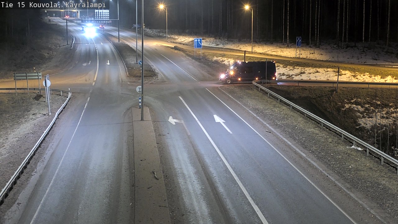 Weather Camera Image Väg 15 Kouvola, Käyrälampi, Kouvola, Kymenlaakso