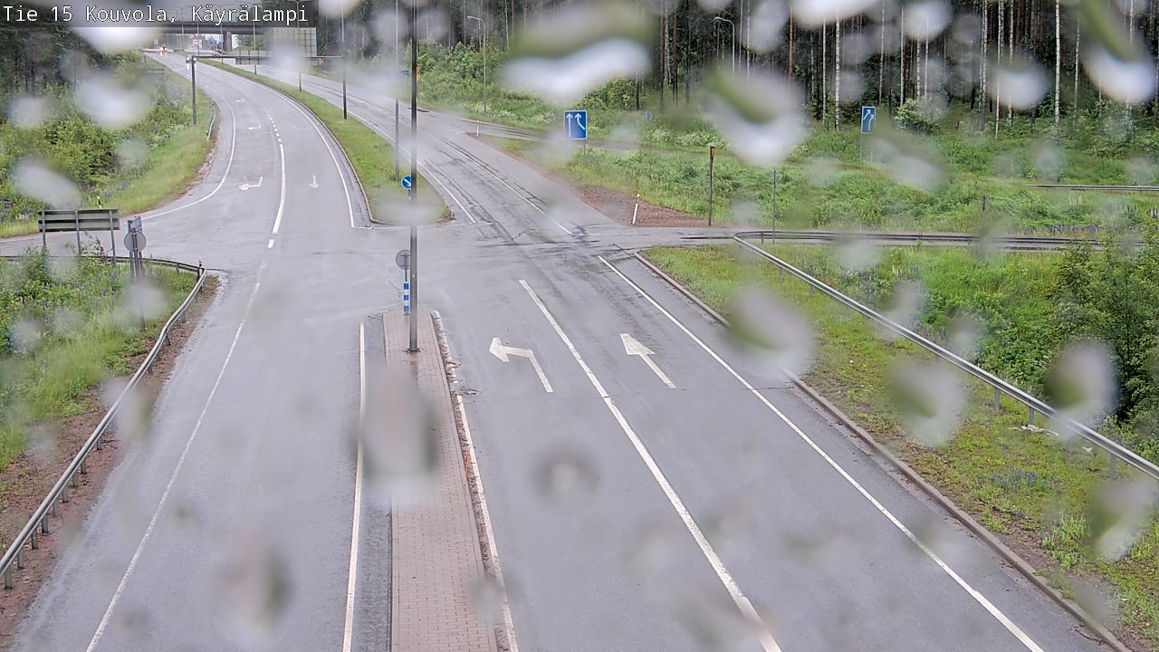 Weather Camera Image Väg 15 Kouvola, Käyrälampi, Kouvola, Kymenlaakso