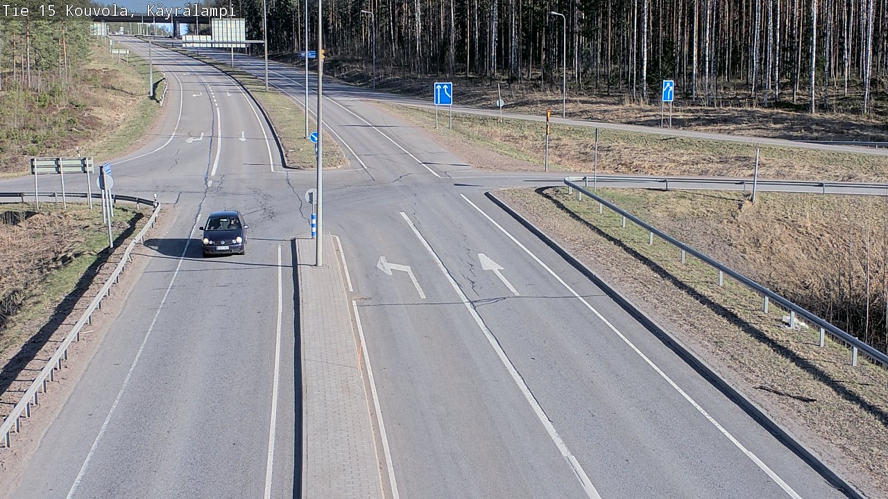 Kelikamerat Kuva Tie 15 Kouvola, Käyrälampi, Kouvola, Kymenlaakso