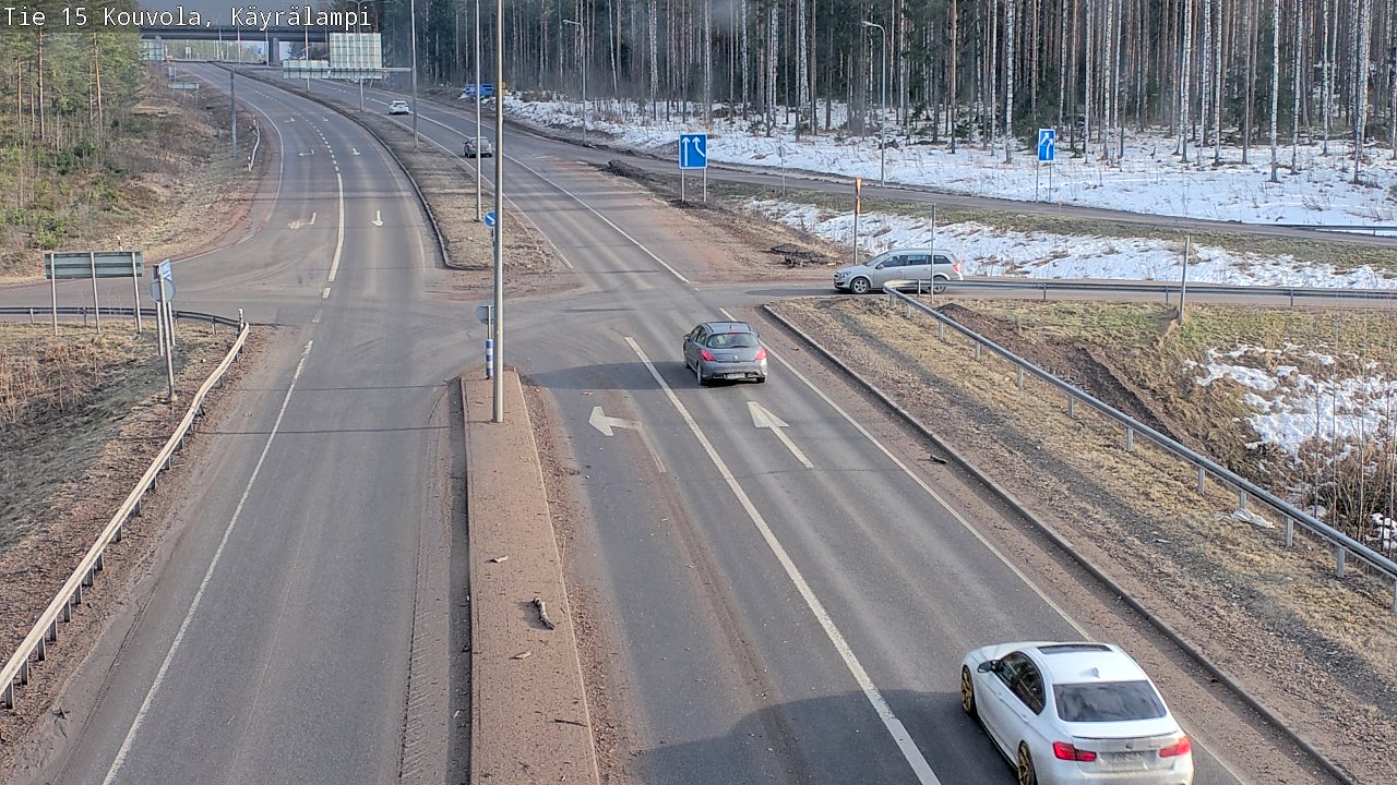 Weather Camera Image Väg 15 Kouvola, Käyrälampi, Kouvola, Kymenlaakso