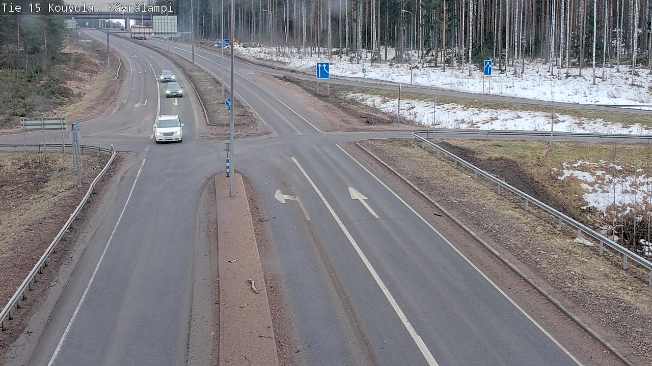 Weather Camera Image Road 15 Kouvola, Käyrälampi, Kouvola, Kymenlaakso