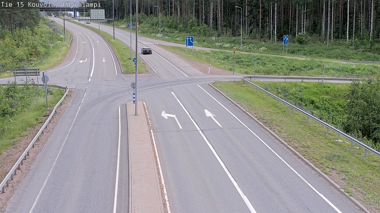Kelikamerat Kuva Tie 15 Kouvola, Käyrälampi, Kouvola, Kymenlaakso