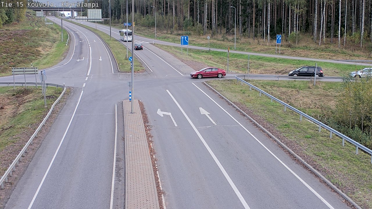 Kelikamerat Kuva Tie 15 Kouvola, Käyrälampi, Kouvola, Kymenlaakso