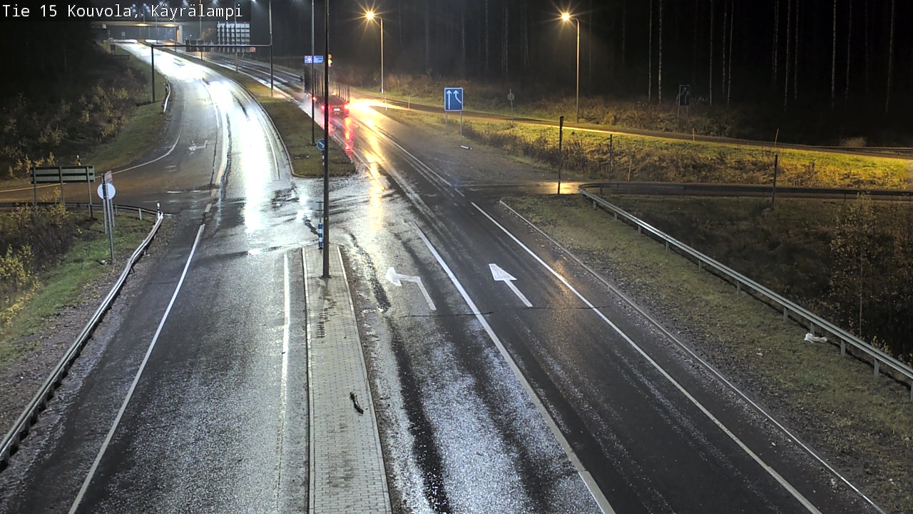 Weather Camera Image Road 15 Kouvola, Käyrälampi, Kouvola, Kymenlaakso
