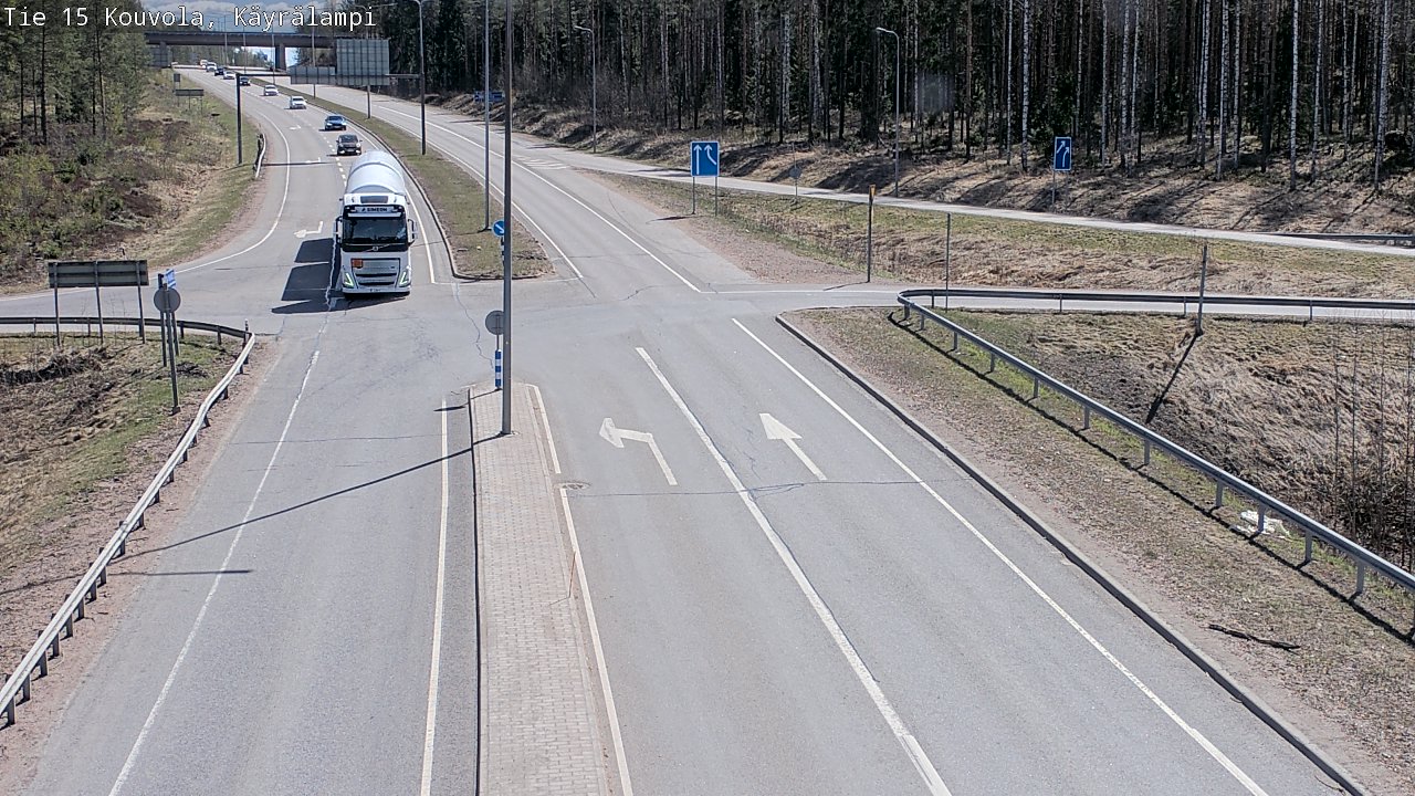 Kelikamerat Kuva Tie 15 Kouvola, Käyrälampi, Kouvola, Kymenlaakso