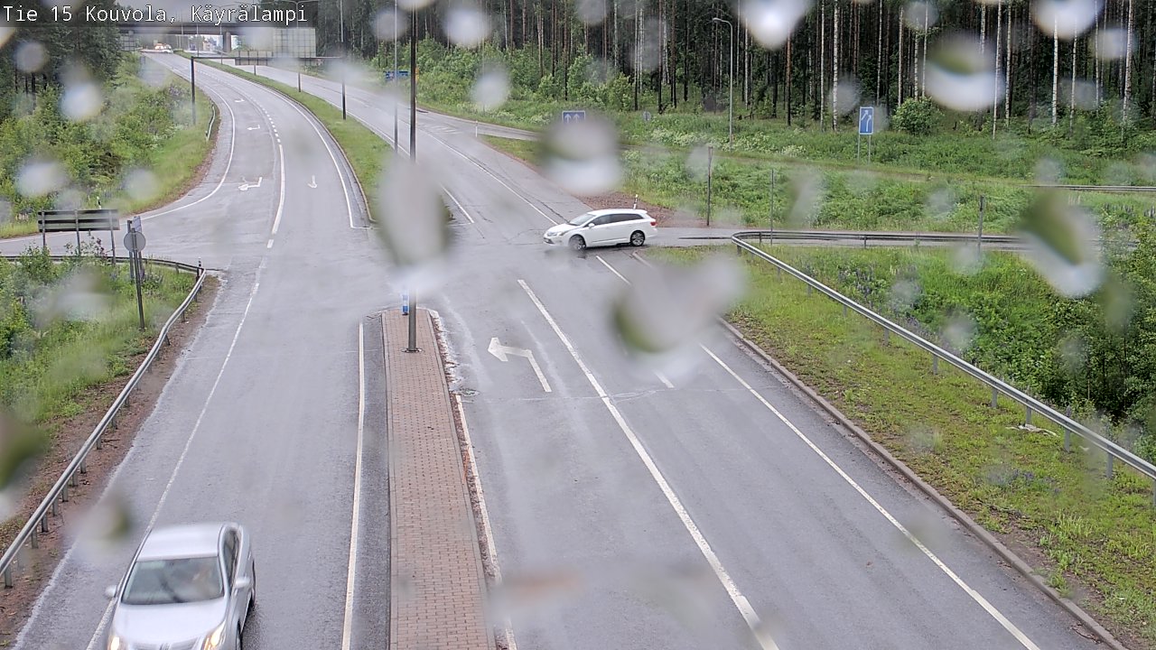 Weather Camera Image Väg 15 Kouvola, Käyrälampi, Kouvola, Kymenlaakso