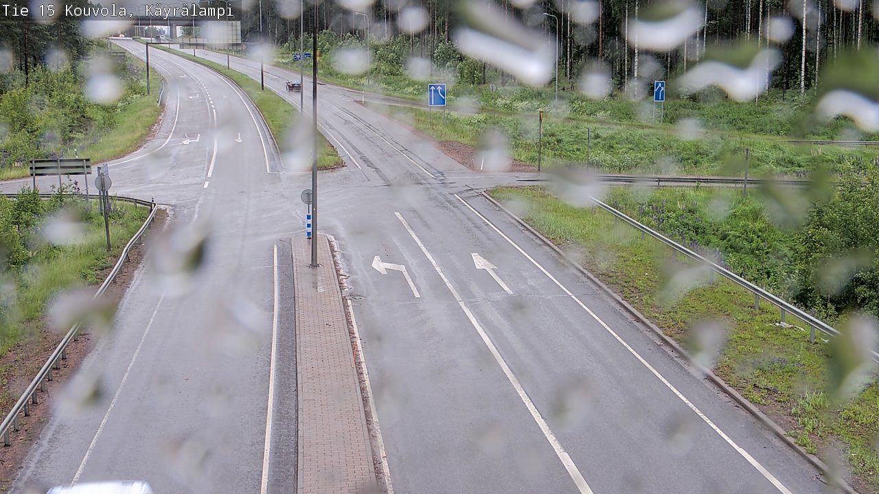 Weather Camera Image Väg 15 Kouvola, Käyrälampi, Kouvola, Kymenlaakso