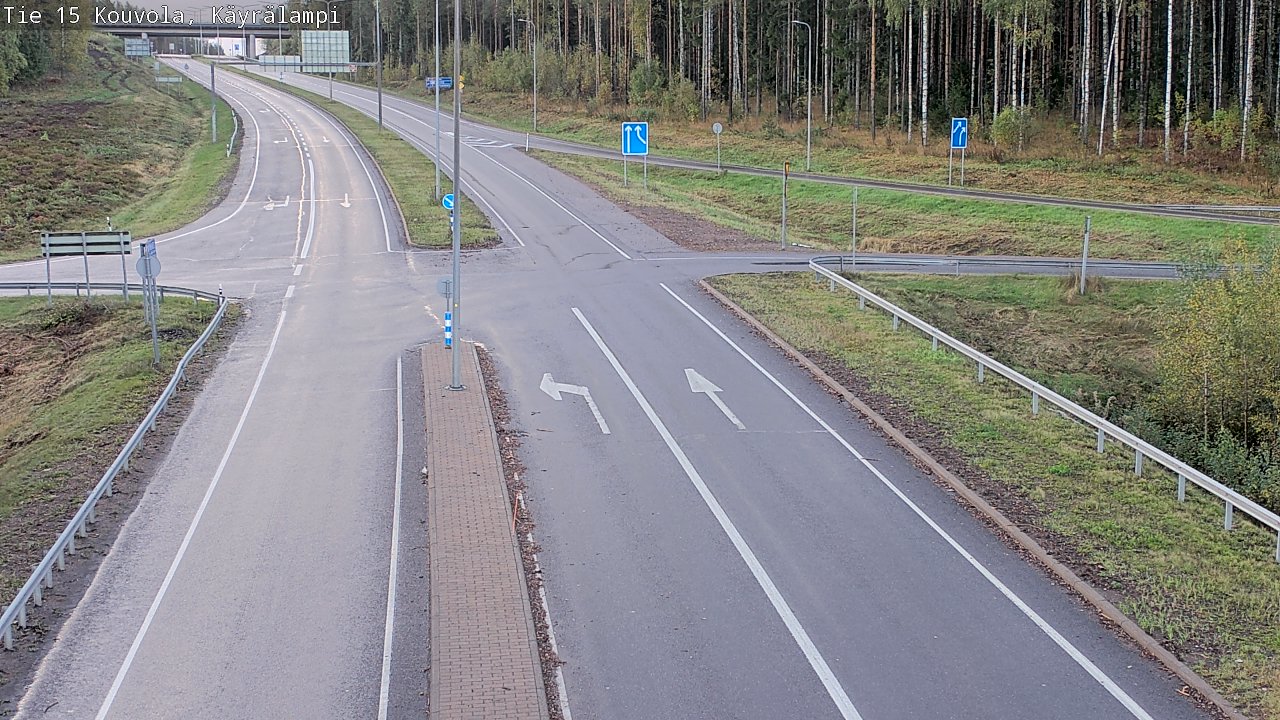 Kelikamerat Kuva Tie 15 Kouvola, Käyrälampi, Kouvola, Kymenlaakso