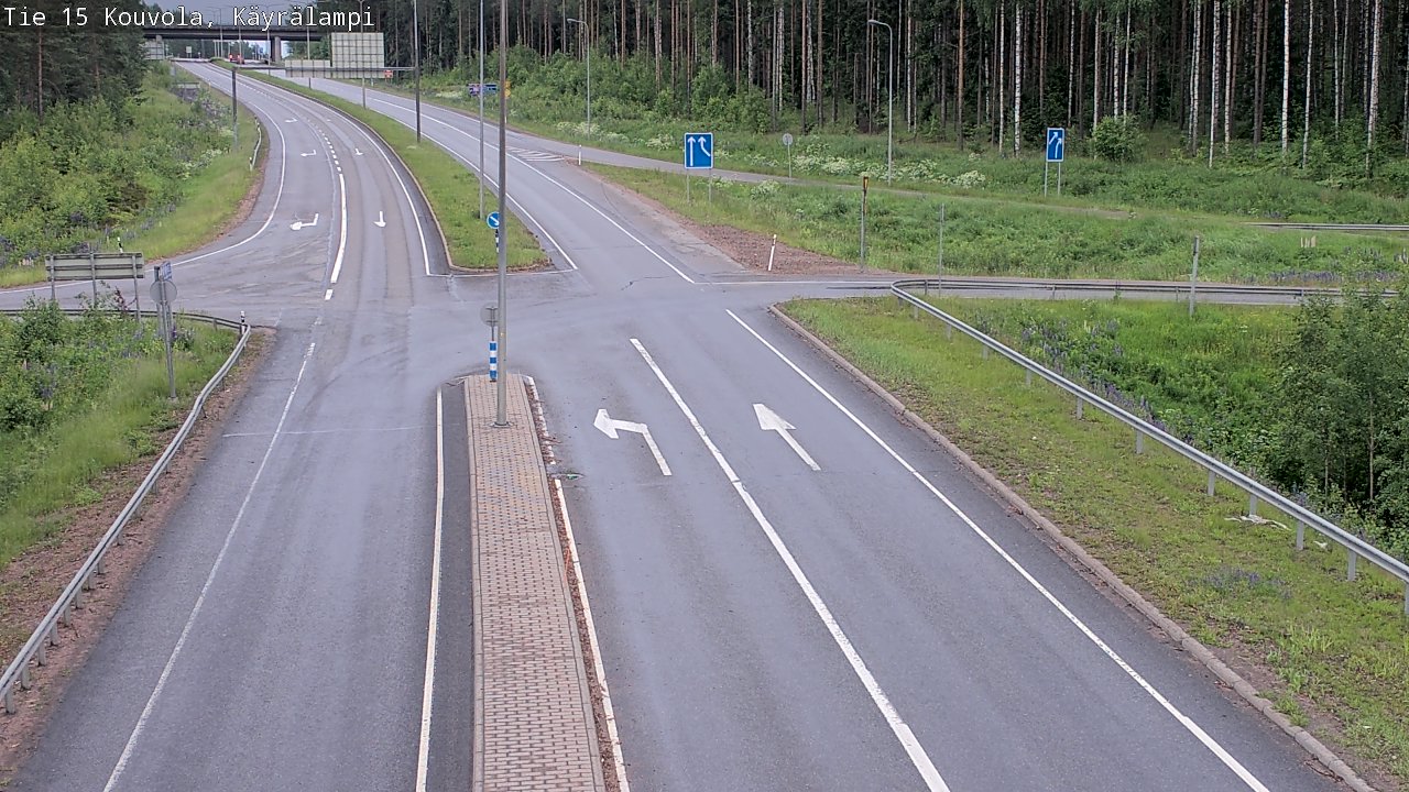 Kelikamerat Kuva Tie 15 Kouvola, Käyrälampi, Kouvola, Kymenlaakso
