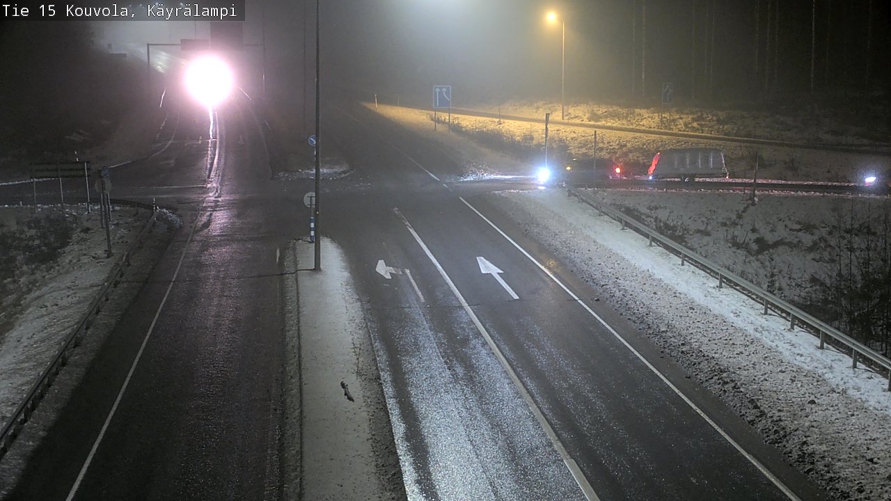 Weather Camera Image Väg 15 Kouvola, Käyrälampi, Kouvola, Kymenlaakso