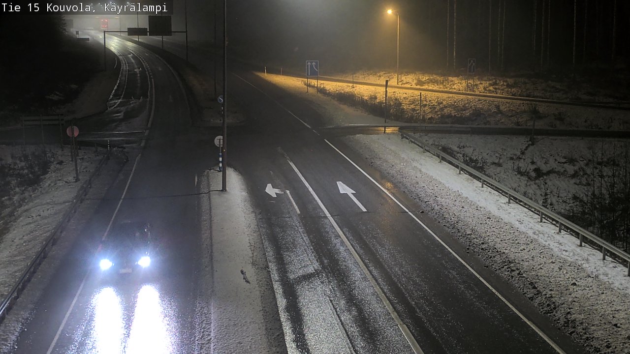 Weather Camera Image Väg 15 Kouvola, Käyrälampi, Kouvola, Kymenlaakso