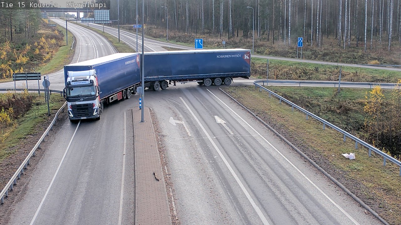 Kelikamerat Kuva Tie 15 Kouvola, Käyrälampi, Kouvola, Kymenlaakso