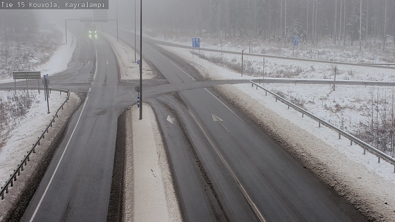 Weather Camera Image Väg 15 Kouvola, Käyrälampi, Kouvola, Kymenlaakso