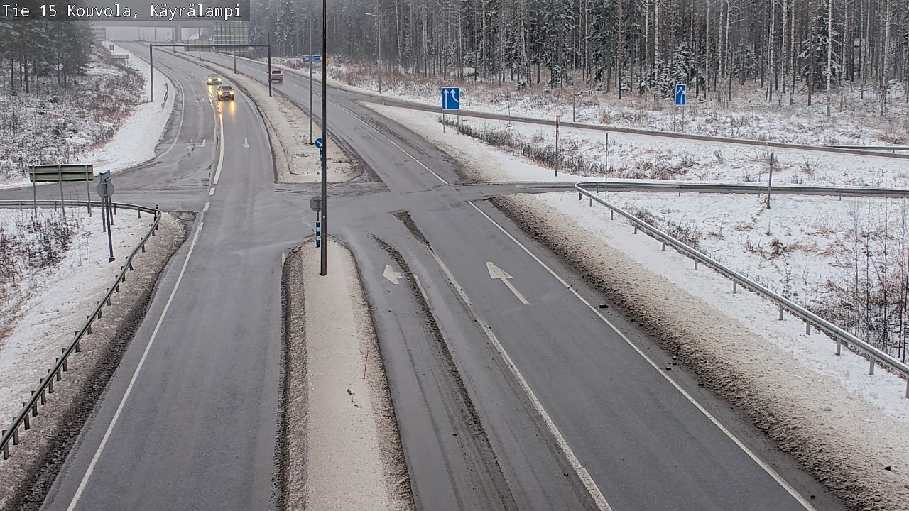 Weather Camera Image Väg 15 Kouvola, Käyrälampi, Kouvola, Kymenlaakso