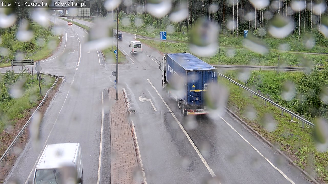 Weather Camera Image Väg 15 Kouvola, Käyrälampi, Kouvola, Kymenlaakso