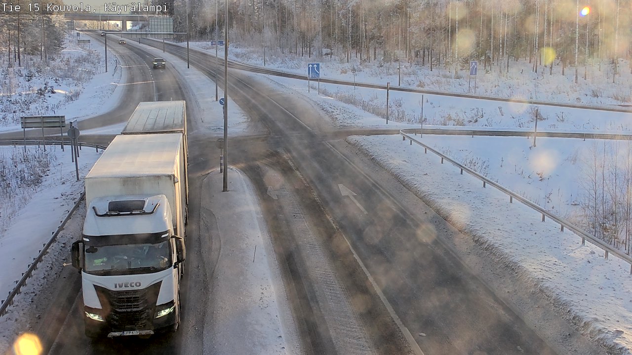 Kelikamerat Kuva Tie 15 Kouvola, Käyrälampi, Kouvola, Kymenlaakso